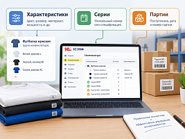 Партии, серии или характеристики в 1С: УНФ: как выбрать аналитику номенклатуры   